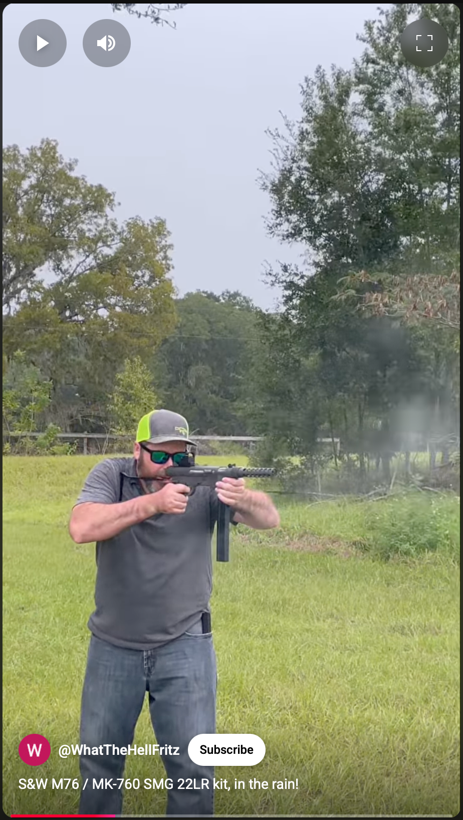 M76 in 22LR is even fun in the rain!!!