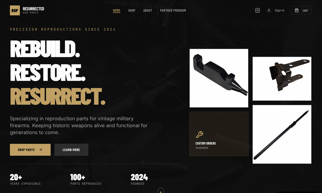Resurrected Gun Parts