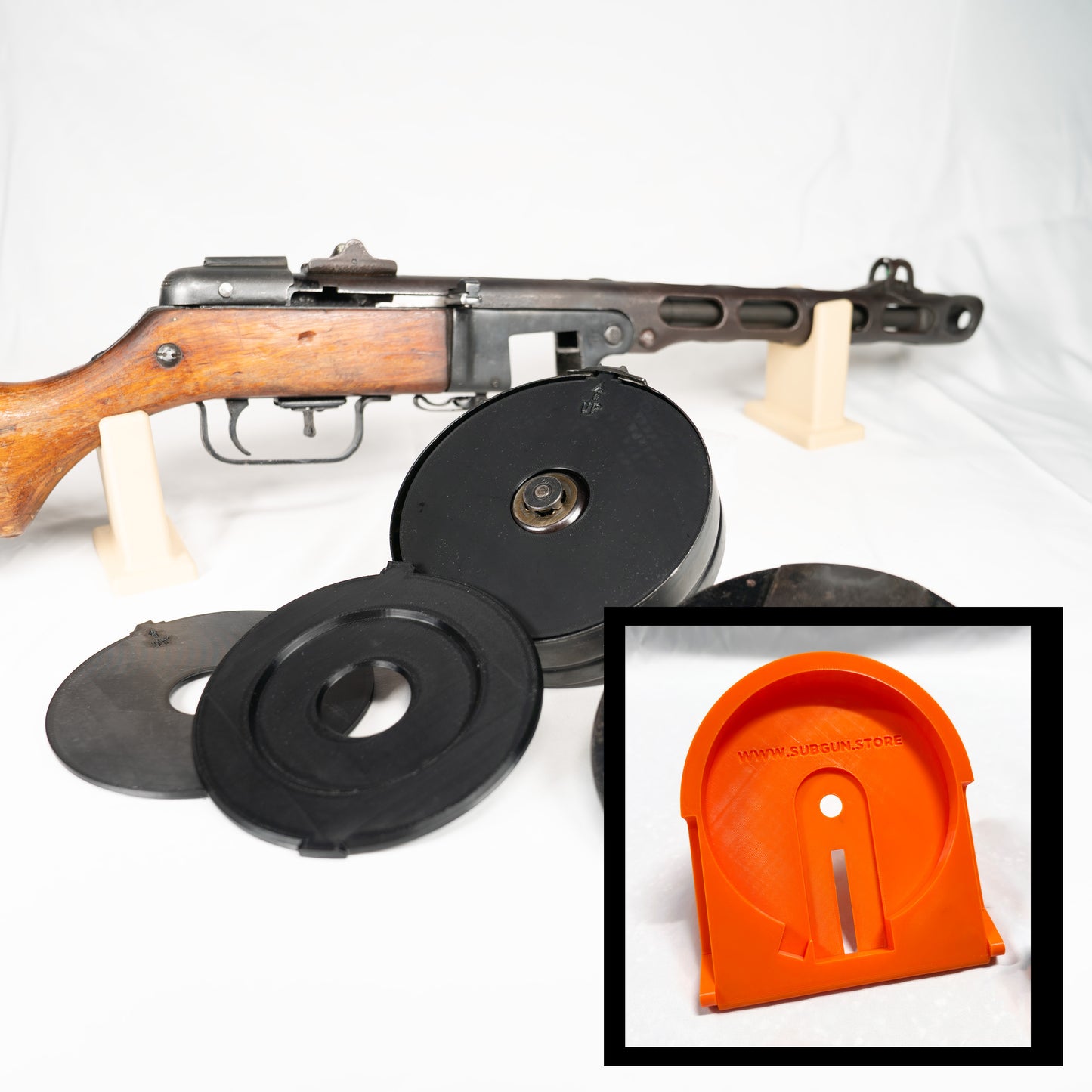 PPSh-41 Drum 9mm Adapter Plate